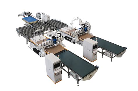 automatic panel furniture production cnc machine|Automatic Labeling + Nesting CNC Machine for Panel Furniture .